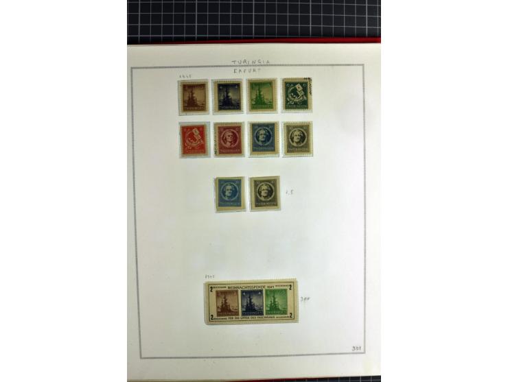 1940/50, ungebrauchte und postfrische Sammlung beginnend mit u.a. Generalgouvernement Mi.-Nr. I-III ungebraucht, ein kleiner 