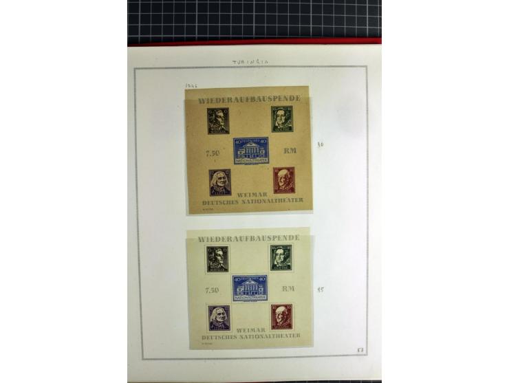 1940/50, ungebrauchte und postfrische Sammlung beginnend mit u.a. Generalgouvernement Mi.-Nr. I-III ungebraucht, ein kleiner 