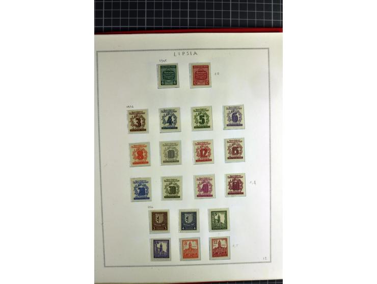 1940/50, ungebrauchte und postfrische Sammlung beginnend mit u.a. Generalgouvernement Mi.-Nr. I-III ungebraucht, ein kleiner 