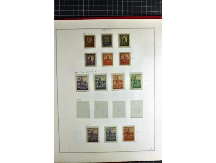 1940/50, ungebrauchte und postfrische Sammlung beginnend mit u.a. Generalgouvernement Mi.-Nr. I-III ungebraucht, ein kleiner 