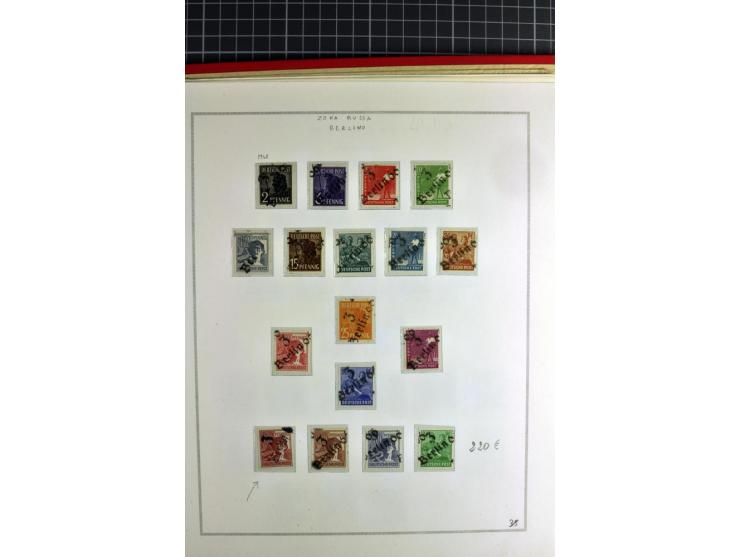 1940/50, ungebrauchte und postfrische Sammlung beginnend mit u.a. Generalgouvernement Mi.-Nr. I-III ungebraucht, ein kleiner 