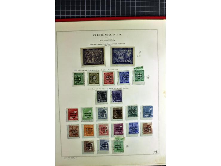 1940/50, ungebrauchte und postfrische Sammlung beginnend mit u.a. Generalgouvernement Mi.-Nr. I-III ungebraucht, ein kleiner 
