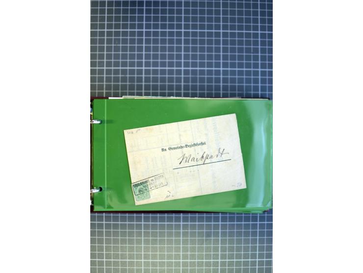 1865/1945 (ca.), Partie Briefe, Karten und Ganzsachen, dabei Altdeutschland, Dt. Reich, Seepost, Kolonien etc.