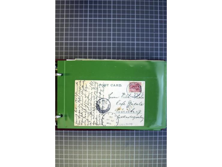 1865/1945 (ca.), Partie Briefe, Karten und Ganzsachen, dabei Altdeutschland, Dt. Reich, Seepost, Kolonien etc.