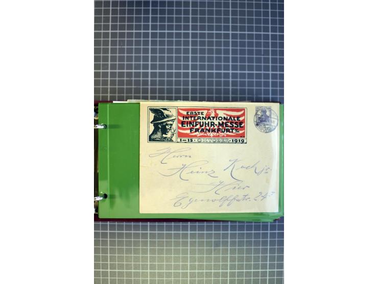 1865/1945 (ca.), Partie Briefe, Karten und Ganzsachen, dabei Altdeutschland, Dt. Reich, Seepost, Kolonien etc.