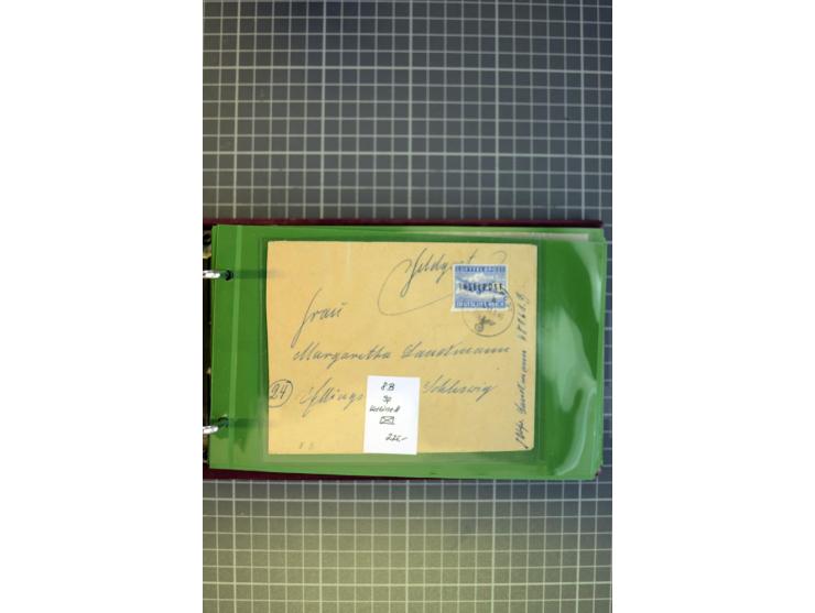 1865/1945 (ca.), Partie Briefe, Karten und Ganzsachen, dabei Altdeutschland, Dt. Reich, Seepost, Kolonien etc.