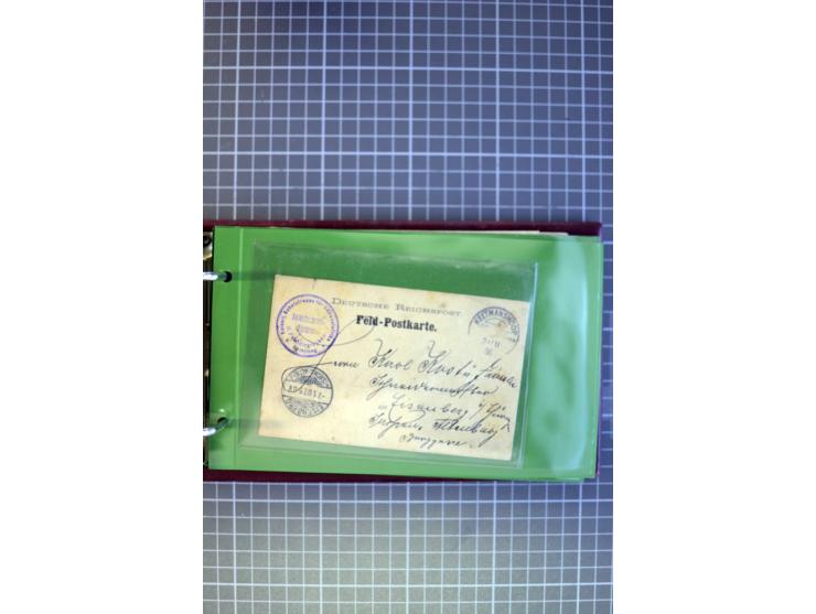 1865/1945 (ca.), Partie Briefe, Karten und Ganzsachen, dabei Altdeutschland, Dt. Reich, Seepost, Kolonien etc.