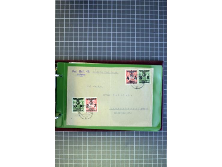 1865/1945 (ca.), Partie Briefe, Karten und Ganzsachen, dabei Altdeutschland, Dt. Reich, Seepost, Kolonien etc.