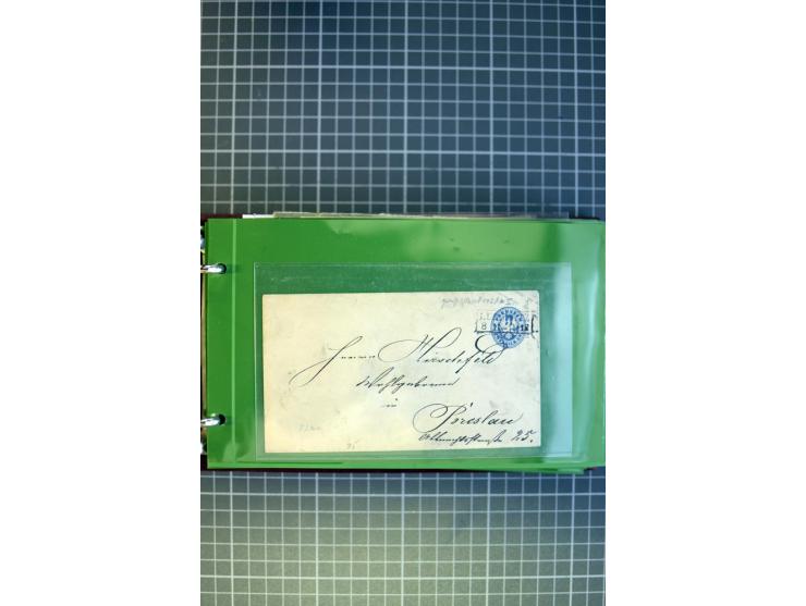 1865/1945 (ca.), Partie Briefe, Karten und Ganzsachen, dabei Altdeutschland, Dt. Reich, Seepost, Kolonien etc.