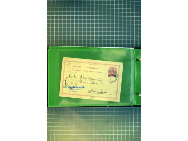 1865/1945 (ca.), Partie Briefe, Karten und Ganzsachen, dabei Altdeutschland, Dt. Reich, Seepost, Kolonien etc.