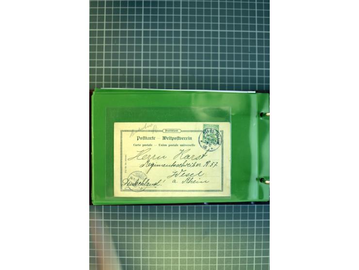 1865/1945 (ca.), Partie Briefe, Karten und Ganzsachen, dabei Altdeutschland, Dt. Reich, Seepost, Kolonien etc.