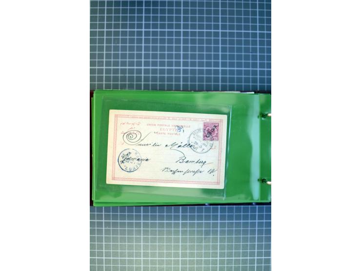 1865/1945 (ca.), Partie Briefe, Karten und Ganzsachen, dabei Altdeutschland, Dt. Reich, Seepost, Kolonien etc.
