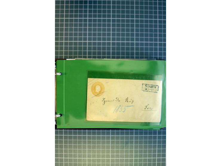 1865/1945 (ca.), Partie Briefe, Karten und Ganzsachen, dabei Altdeutschland, Dt. Reich, Seepost, Kolonien etc.