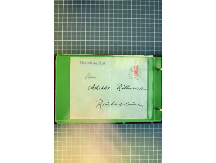 1865/1945 (ca.), Partie Briefe, Karten und Ganzsachen, dabei Altdeutschland, Dt. Reich, Seepost, Kolonien etc.