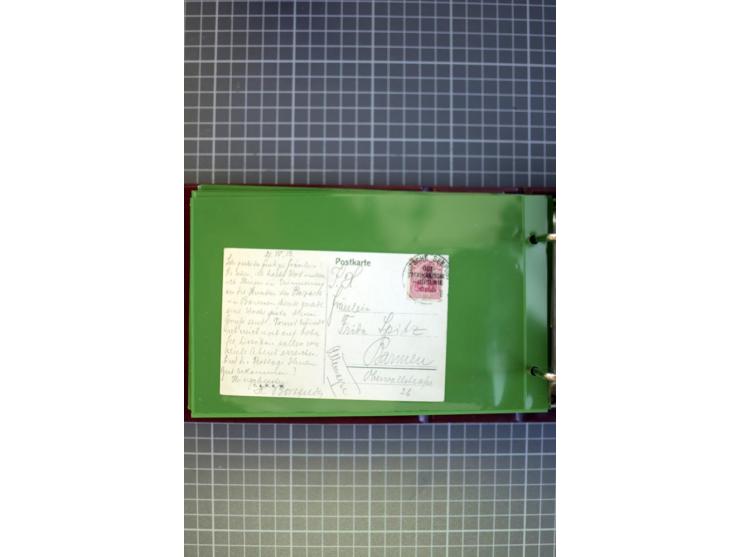 1865/1945 (ca.), Partie Briefe, Karten und Ganzsachen, dabei Altdeutschland, Dt. Reich, Seepost, Kolonien etc.