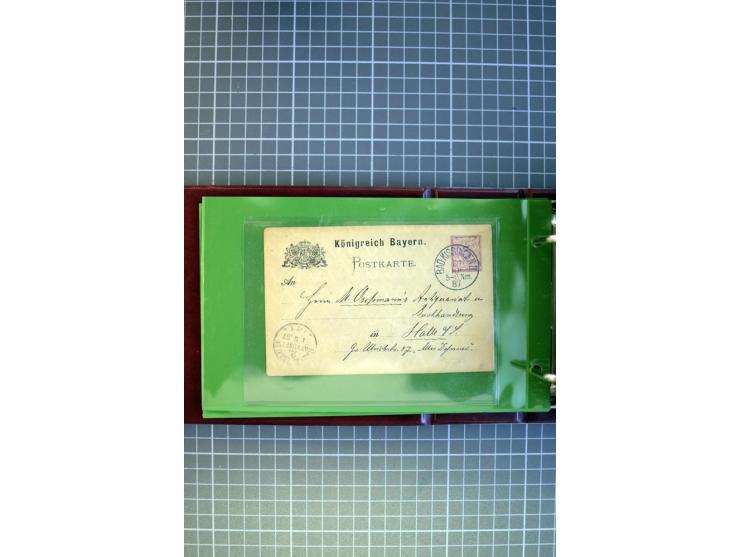 1865/1945 (ca.), Partie Briefe, Karten und Ganzsachen, dabei Altdeutschland, Dt. Reich, Seepost, Kolonien etc.