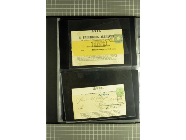 RHEINBERG: 1799/1923, interessante kleine Heimatsammlung, dabei sehr seltene Vorphila-Stempel wie "Rheinberg", "DE. RHEINBERG