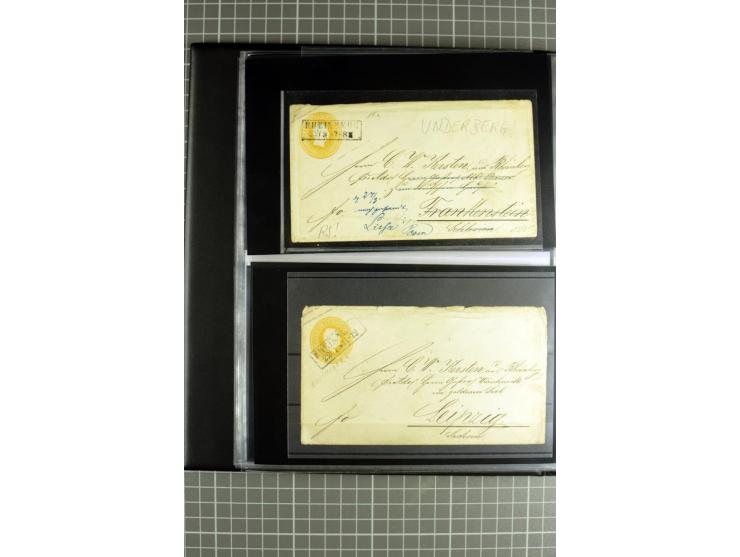 RHEINBERG: 1799/1923, interessante kleine Heimatsammlung, dabei sehr seltene Vorphila-Stempel wie "Rheinberg", "DE. RHEINBERG