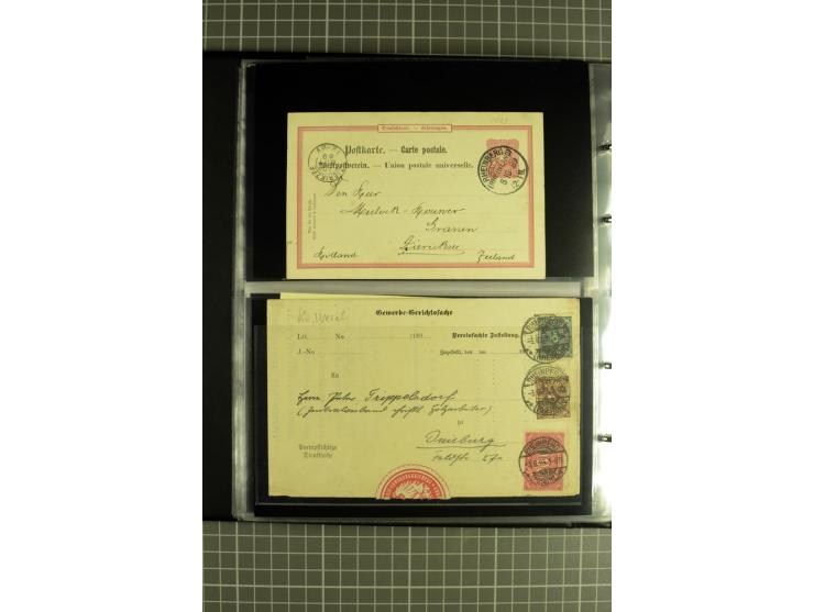 RHEINBERG: 1799/1923, interessante kleine Heimatsammlung, dabei sehr seltene Vorphila-Stempel wie "Rheinberg", "DE. RHEINBERG