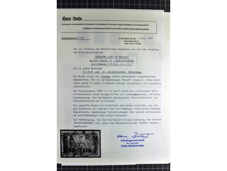 1899/1918, umfangreiche, in den Hauptnummern überkpl. Sammlung gestempelte und ungebrauchte Sammlung mit vielen kpl. und bess