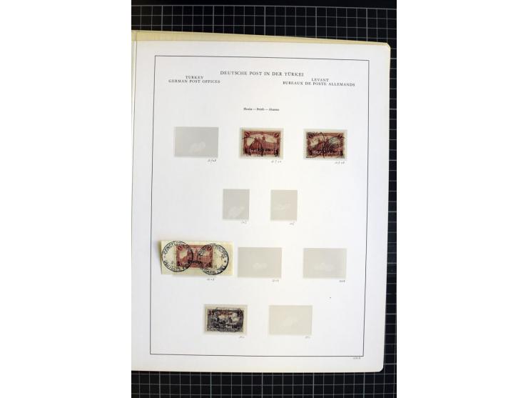 1873/1908, gestempelte Sammlung ab NDP-Vorläufer mit einigen besseren und kpl. Ausgaben, Farben, schönen Briefstücken, Typen,