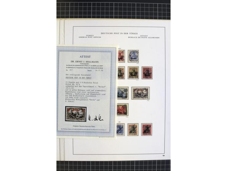 1873/1908, gestempelte Sammlung ab NDP-Vorläufer mit einigen besseren und kpl. Ausgaben, Farben, schönen Briefstücken, Typen,