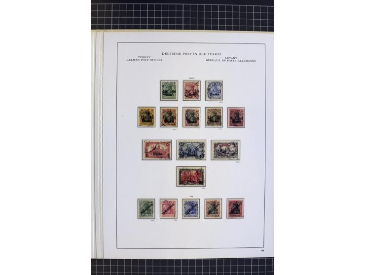 1873/1908, gestempelte Sammlung ab NDP-Vorläufer mit einigen besseren und kpl. Ausgaben, Farben, schönen Briefstücken, Typen,