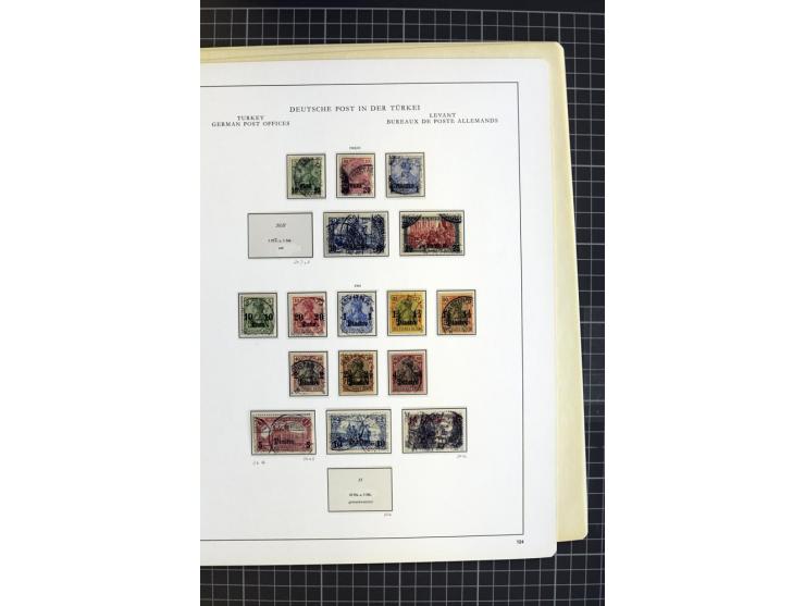 1873/1908, gestempelte Sammlung ab NDP-Vorläufer mit einigen besseren und kpl. Ausgaben, Farben, schönen Briefstücken, Typen,