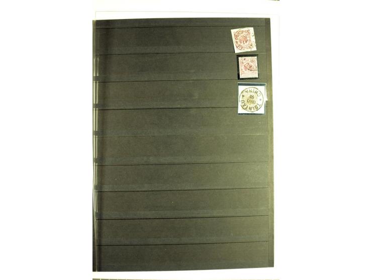 1898/1905, gestempelte Sammlung ab Vorläufer mit einigen besseren und kpl. Ausgaben, schönen Briefstücken und einigen Aufdruc