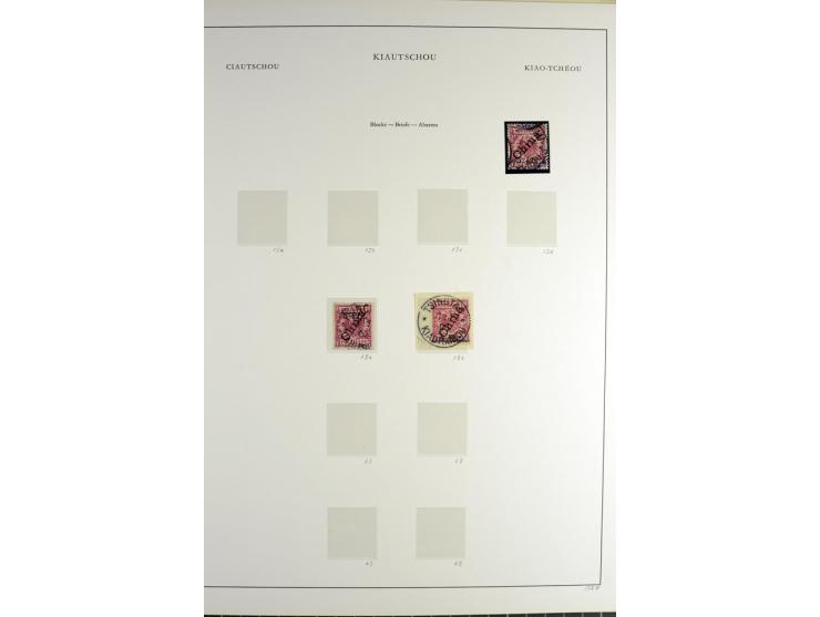 1898/1905, gestempelte Sammlung ab Vorläufer mit einigen besseren und kpl. Ausgaben, schönen Briefstücken und einigen Aufdruc