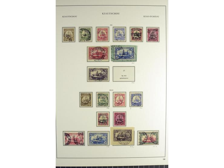 1898/1905, gestempelte Sammlung ab Vorläufer mit einigen besseren und kpl. Ausgaben, schönen Briefstücken und einigen Aufdruc