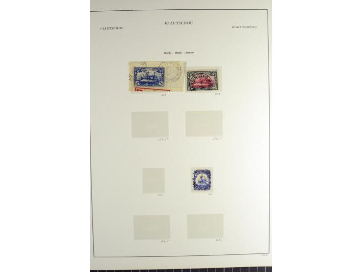 1898/1905, gestempelte Sammlung ab Vorläufer mit einigen besseren und kpl. Ausgaben, schönen Briefstücken und einigen Aufdruc