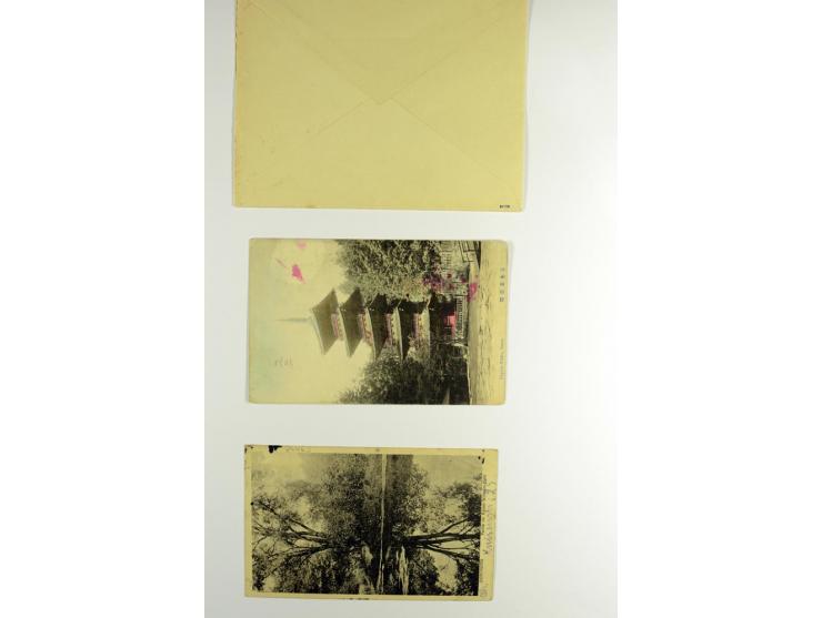 1915/18, etwa 30 Briefe, Karten, Paketzettel, Telegramme etc., diverse Lager
