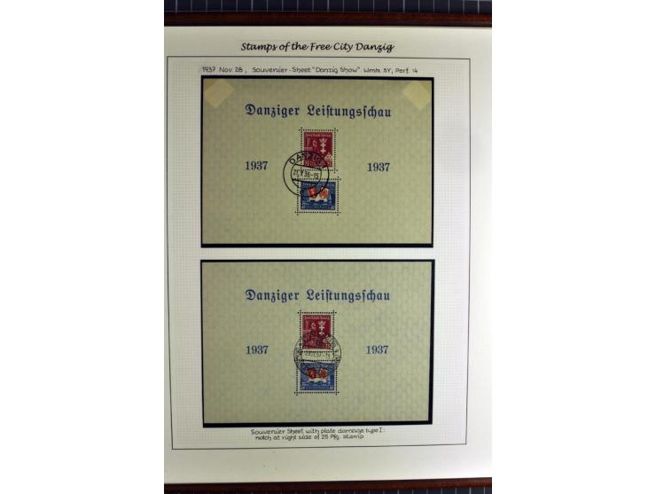 1920/39, schöne und sehr inhaltsreiche Sammlung mit etlichen guten Werten, dabei Mi.-Nr. 2a, 5I, 11c, 12c, 13b, 16I, 18K, 21I
