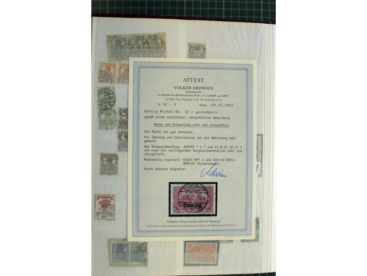 1920/1939, meist ungebrauchte/postfrische und gestempelte Sammlung mit netten Stempelteil ab Preußen im Steckbuch, dabei Mark