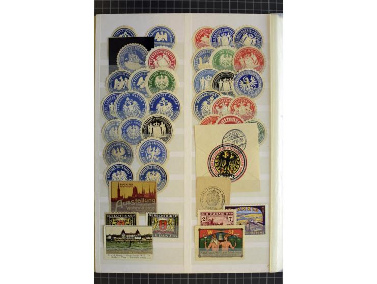 1920/1939, meist ungebrauchte/postfrische und gestempelte Sammlung mit netten Stempelteil ab Preußen im Steckbuch, dabei Mark