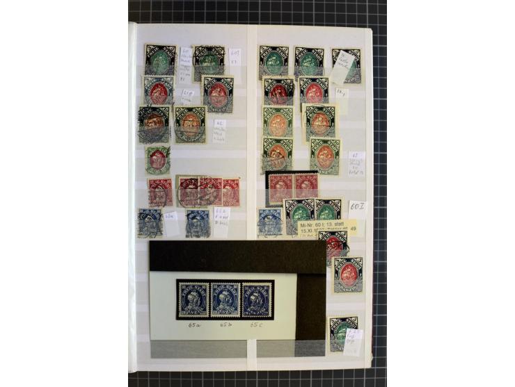 1920/1939, meist ungebrauchte/postfrische und gestempelte Sammlung mit netten Stempelteil ab Preußen im Steckbuch, dabei Mark