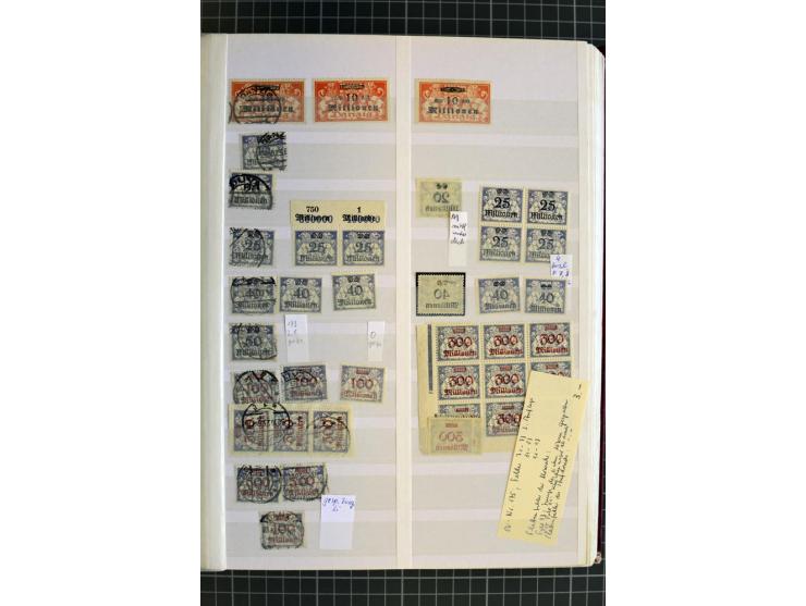 1920/1939, meist ungebrauchte/postfrische und gestempelte Sammlung mit netten Stempelteil ab Preußen im Steckbuch, dabei Mark