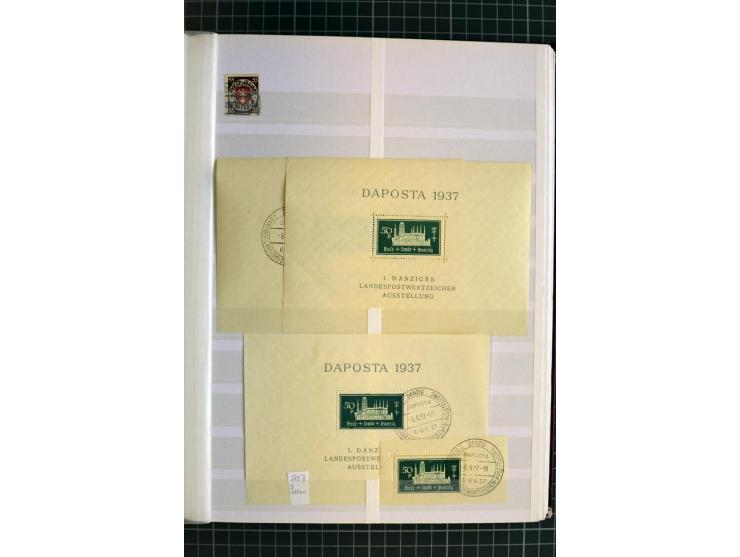 1920/1939, meist ungebrauchte/postfrische und gestempelte Sammlung mit netten Stempelteil ab Preußen im Steckbuch, dabei Mark
