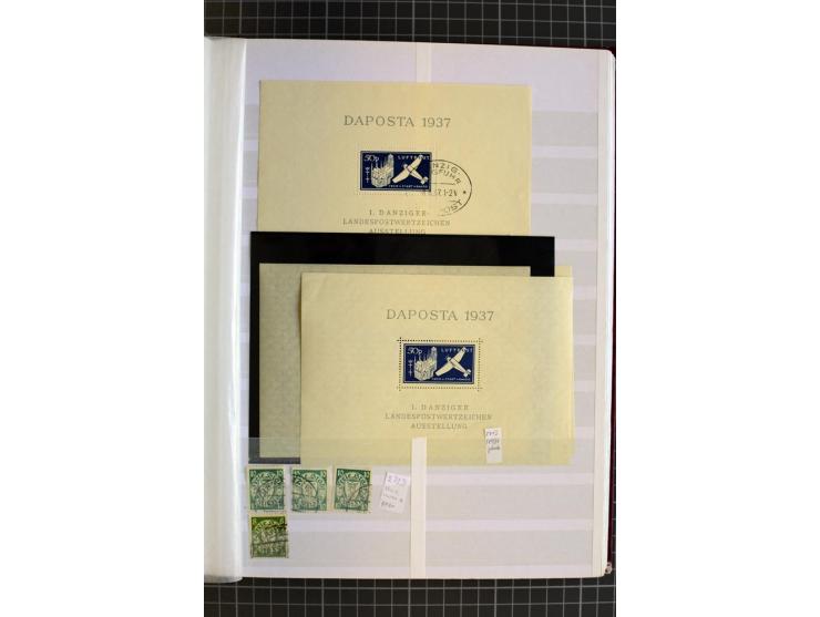 1920/1939, meist ungebrauchte/postfrische und gestempelte Sammlung mit netten Stempelteil ab Preußen im Steckbuch, dabei Mark