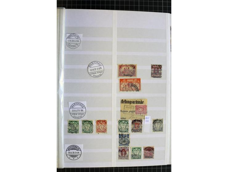 1920/1939, meist ungebrauchte/postfrische und gestempelte Sammlung mit netten Stempelteil ab Preußen im Steckbuch, dabei Mark