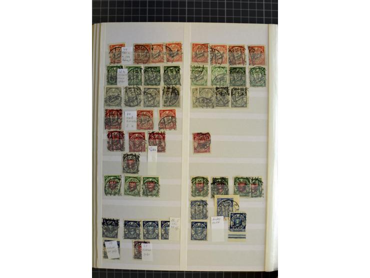 1920/1939, meist ungebrauchte/postfrische und gestempelte Sammlung mit netten Stempelteil ab Preußen im Steckbuch, dabei Mark