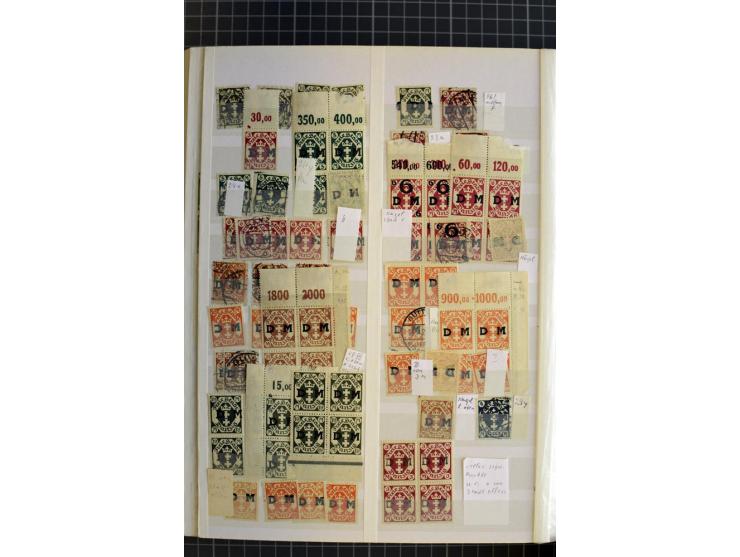 1920/1939, meist ungebrauchte/postfrische und gestempelte Sammlung mit netten Stempelteil ab Preußen im Steckbuch, dabei Mark