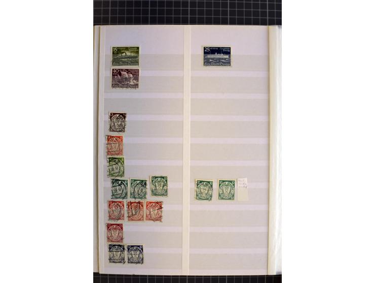 1920/1939, meist ungebrauchte/postfrische und gestempelte Sammlung mit netten Stempelteil ab Preußen im Steckbuch, dabei Mark