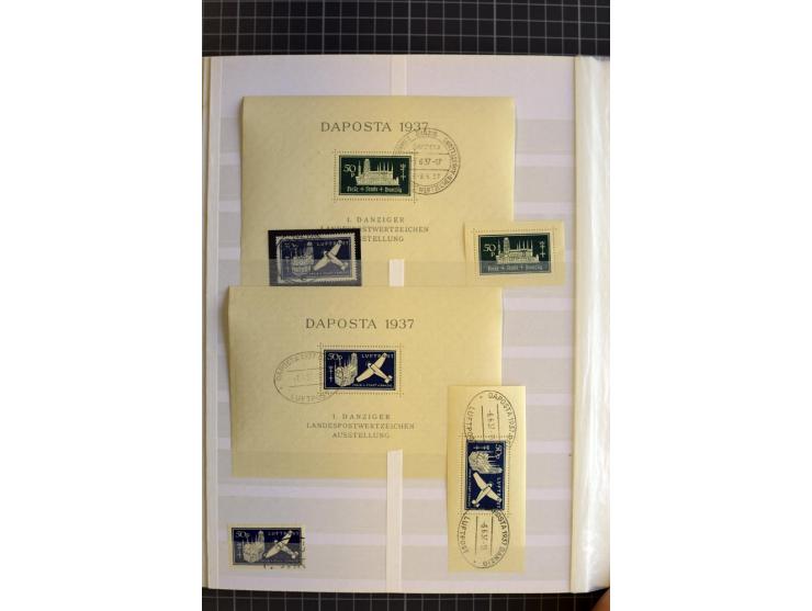 1920/1939, meist ungebrauchte/postfrische und gestempelte Sammlung mit netten Stempelteil ab Preußen im Steckbuch, dabei Mark