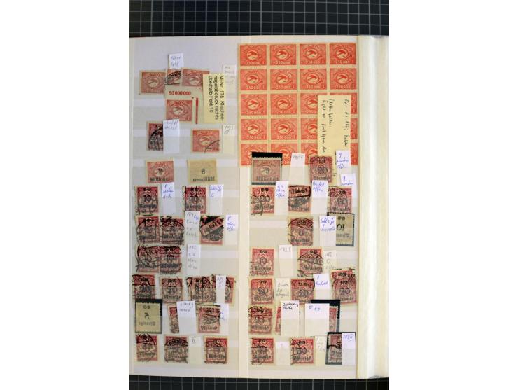 1920/1939, meist ungebrauchte/postfrische und gestempelte Sammlung mit netten Stempelteil ab Preußen im Steckbuch, dabei Mark