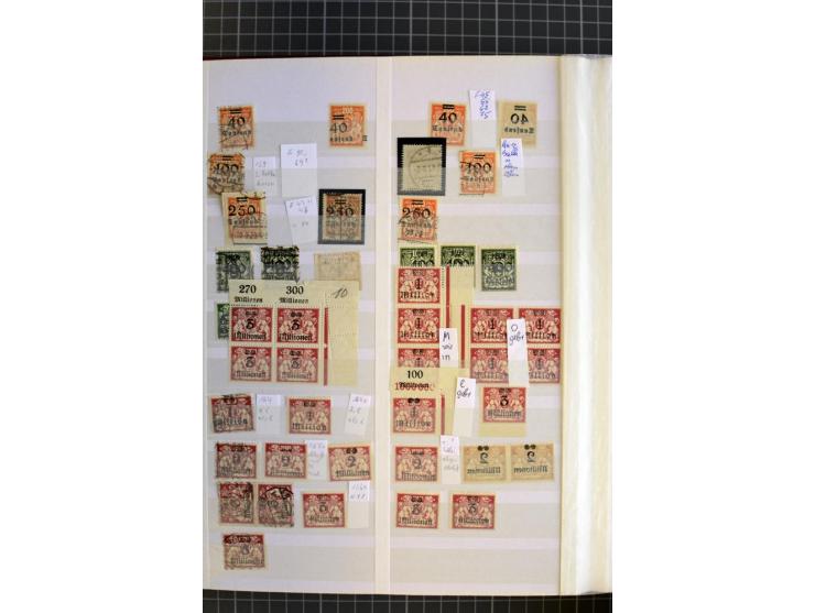 1920/1939, meist ungebrauchte/postfrische und gestempelte Sammlung mit netten Stempelteil ab Preußen im Steckbuch, dabei Mark