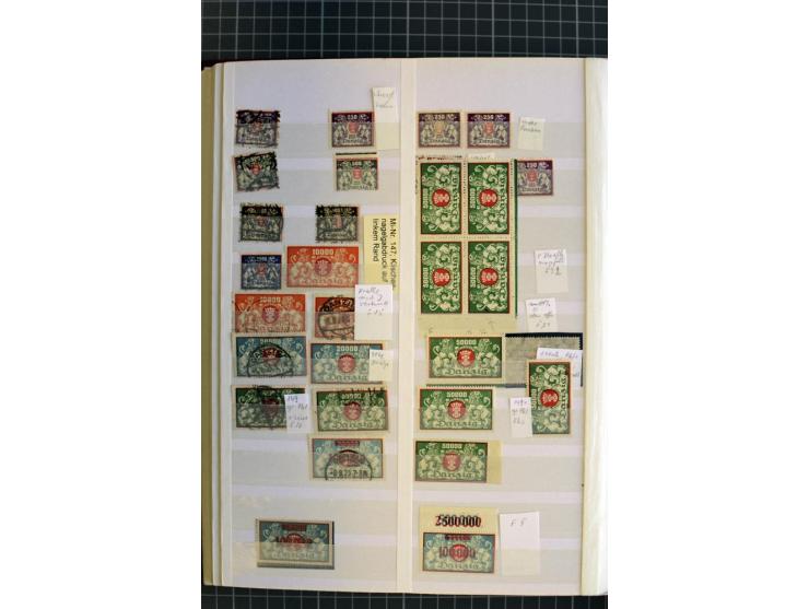1920/1939, meist ungebrauchte/postfrische und gestempelte Sammlung mit netten Stempelteil ab Preußen im Steckbuch, dabei Mark