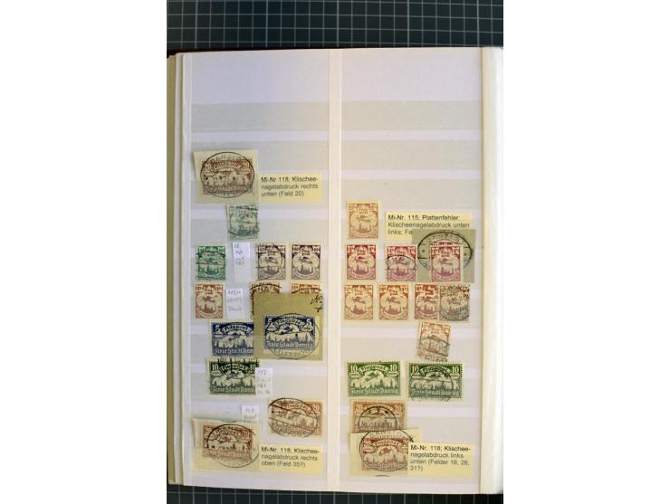 1920/1939, meist ungebrauchte/postfrische und gestempelte Sammlung mit netten Stempelteil ab Preußen im Steckbuch, dabei Mark
