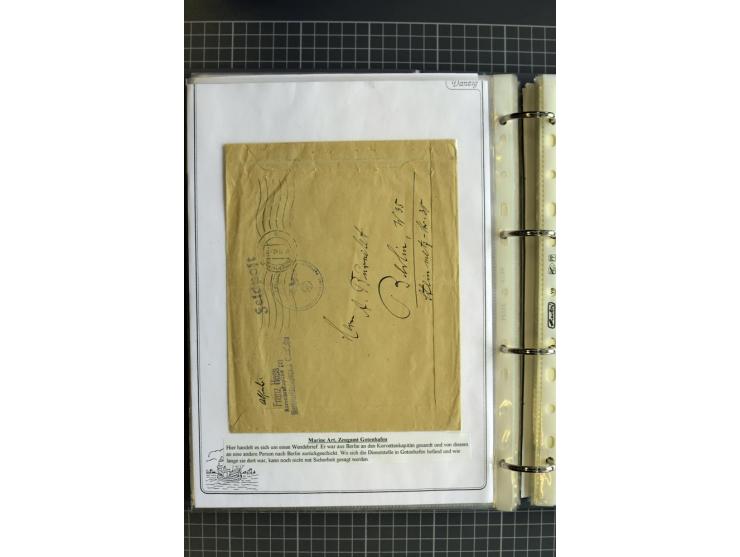1914/1945, sehr umfangreiche Sammlung "Feldpost in Danzig" mit einigen hundert Briefen und Karten, dabei I. WK. mit interessa